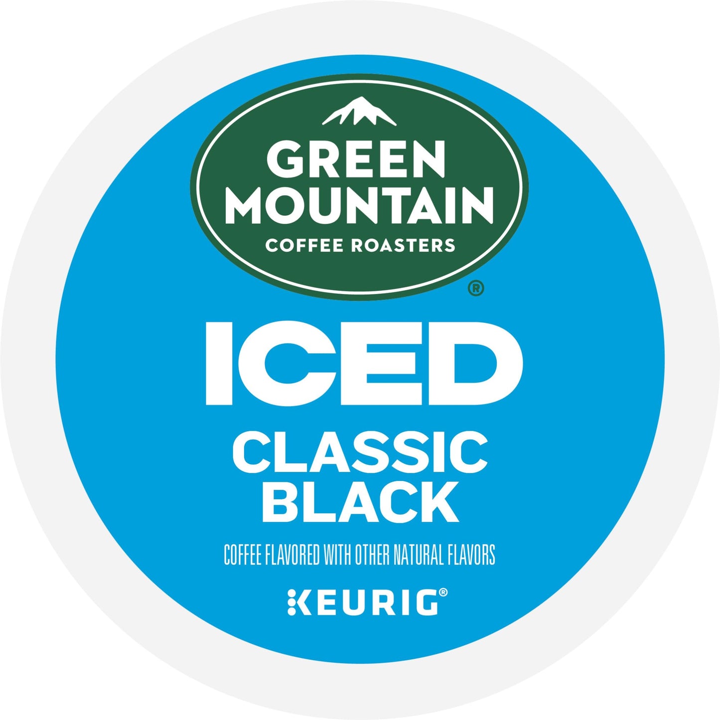 Green Mountain Coffee Roasters Brew Over Ice Classic Black, Single Serve Keurig K-Cup Pods, Medium Roast Iced Coffee, 12 Count