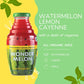 Wonder Melon Organic Watermelon Juice with Lemon & cayenne, 845oz (6 Pack) 100% Juice, cold Pressed