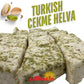 GÜLLÜOGLU Ottoman Pistachio Halva, Floss Style Turkish Delight, 8.8 oz / 250g, Authentic Traditional Dessert, Sweet & Nutty Treat