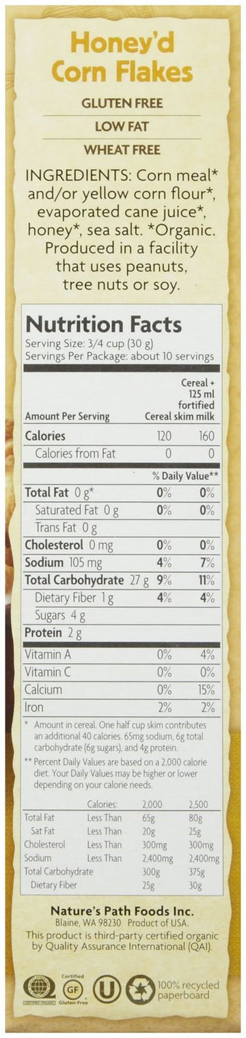 Nature'S Path Honeyd Corn Flakes - 10.6 Oz