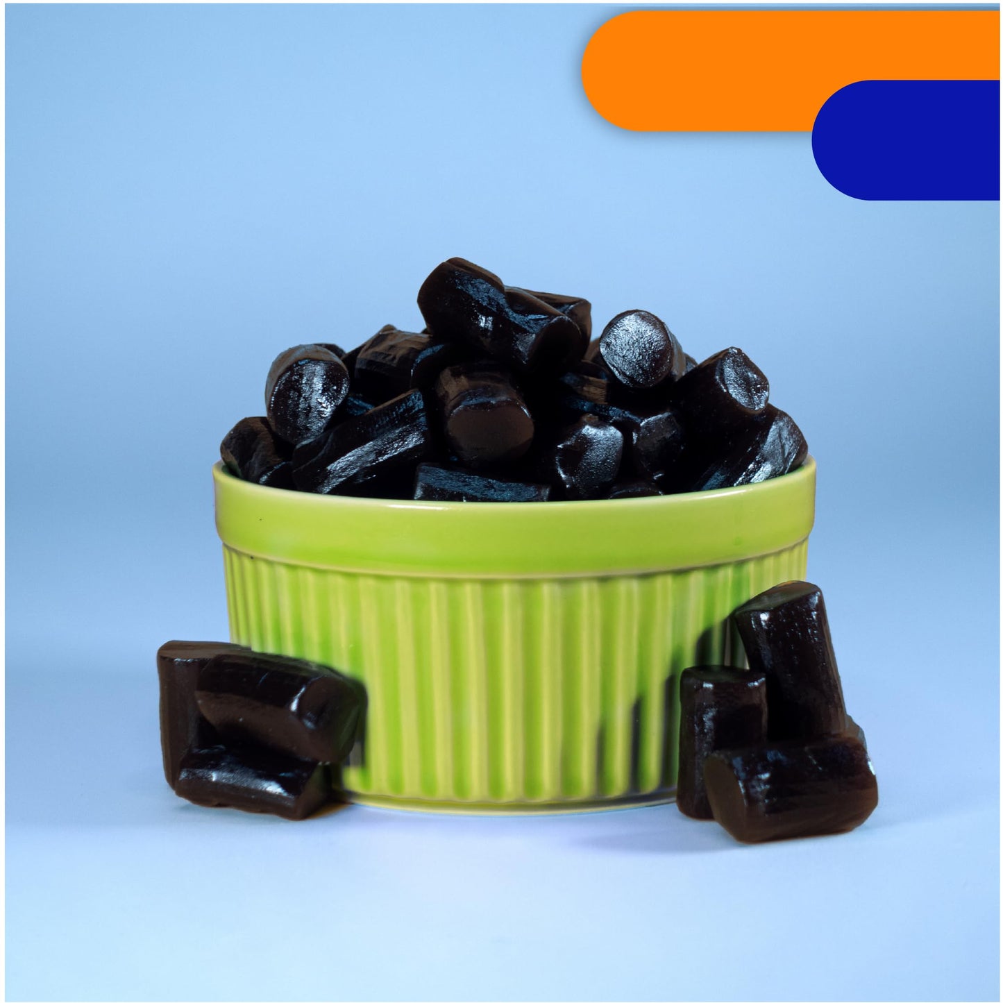 Finnska Sugar Free Black Licorice Candy - 1 Pound Bag - Classic Finnish Licorice Nibs - Soft Sugarless Candy for Snacking and Gifting - Bold Flavored Chewy Bites