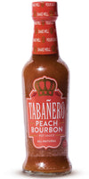 Tabanero Peach Bourbon Habanero Hot Sauce - Gourmet, All Natural, Gluten Free, Vegan, 5 oz Bottle