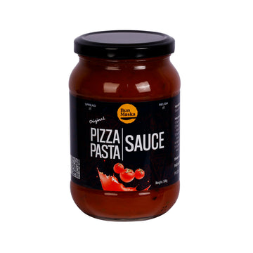 Bun Maska Original Pizza & Pasta Sauce|Ready To Eat Healthy Food|Made With Fresh Tomatoes|No Added Preservatives, Colors & Flavo