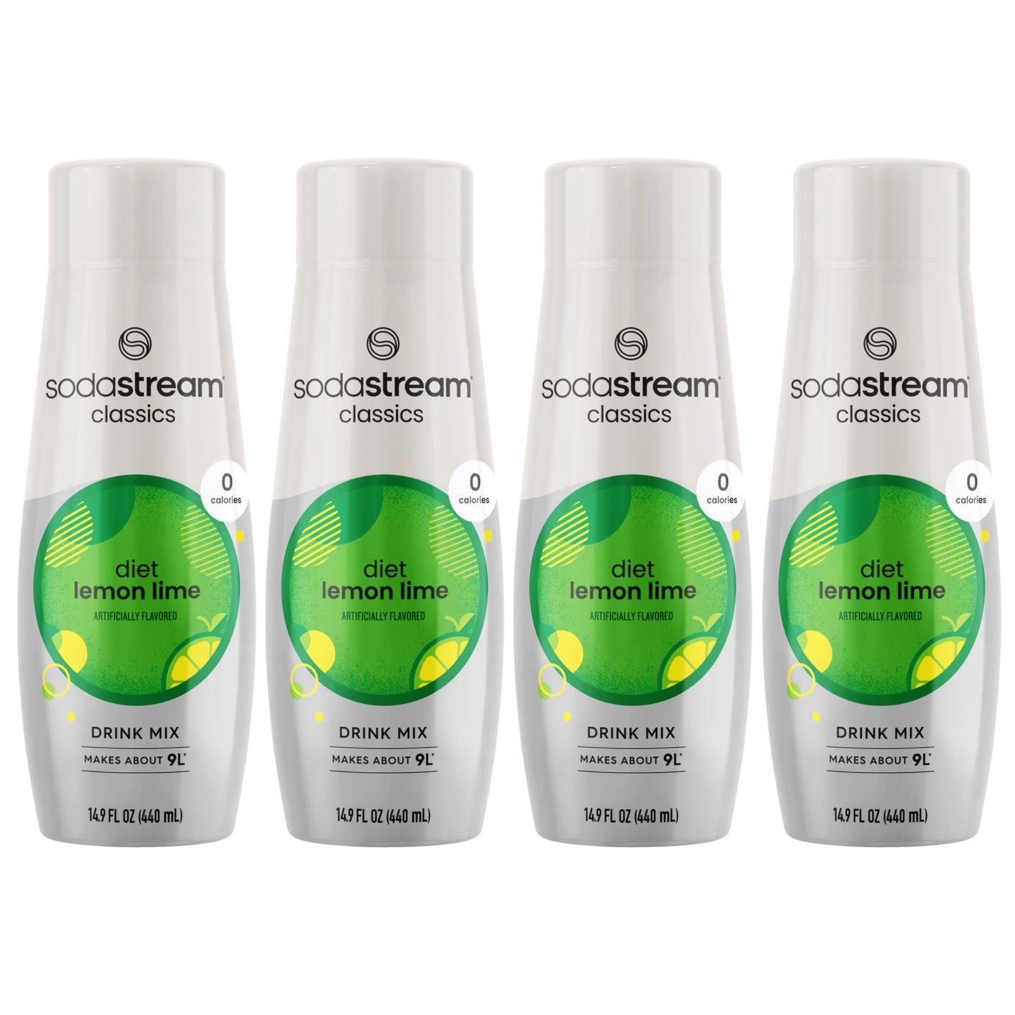 Sodastream Diet Lemon Lime, 14.8 Fl Oz, Pack Of 4