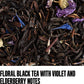 August Uncommon Black Metallic - Violet And Elderberry Tea Black - Lush Blend With Dark Berry And Floral Notes - Loose Leaf Tea