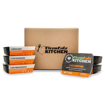 Clean Eatz High Protein Meal Plan Kit  Prepared Frozen Meals  Calorie-Controlled Entree Pack  High Calorie  Nutrients Dense  Pack of 6 Prepared Meals  Single Serving  Lunch & Dinner