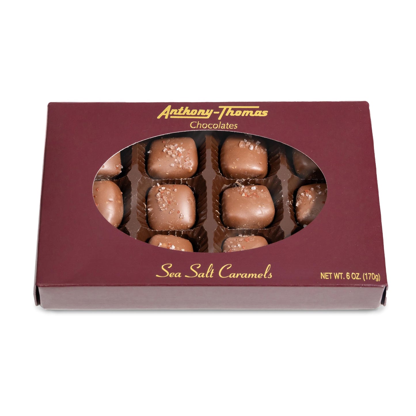 Anthony Thomas, Milk Chocolate Sea Salt Caramels, Great Tasting Chocolates, Caramel Centers, Premier Company, Deliciously Deligh