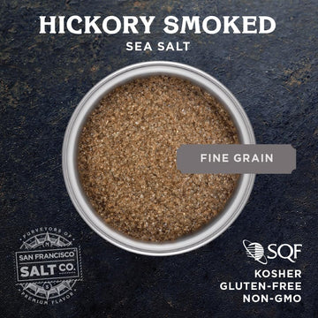 San Francisco Salt Company Hickory Smoked Sea Salt - Fine Grain, 2 lb. Bag