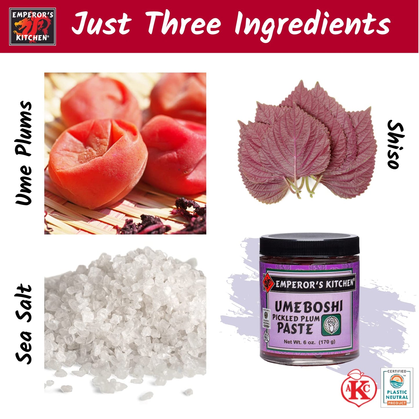 Emperor'S Kitchen Umeboshi Plum Paste - Case Of 12 - 6 Oz