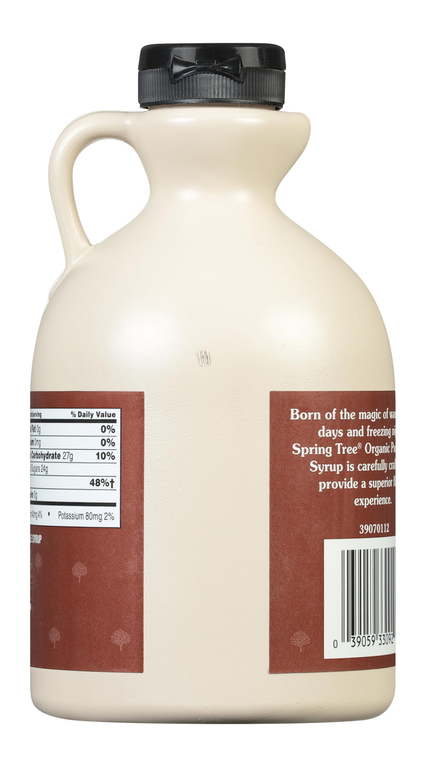 Spring Tree Certified Organic Pure Maple Syrup, Grade A, 32 Ounce