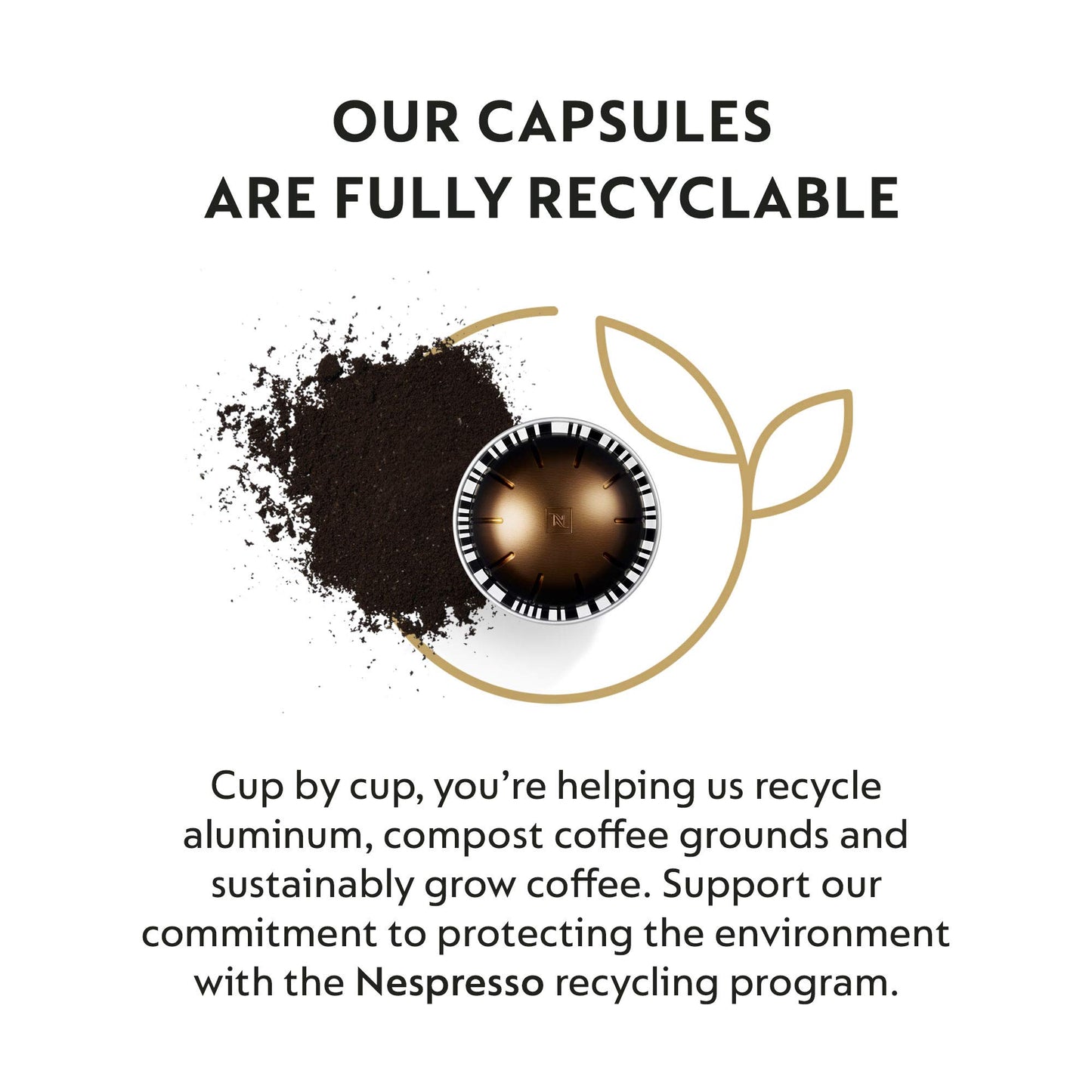 Nespresso Vertuo Double Espresso Chiaro Coffee Pods, Medium Roast, 30-Count, Model 107547