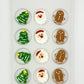 Sentovac 12Pcs Edible Cake Decorations And Cupcake Toppers | Santa, Tree, Sprinkles For Christmas And Birthday Parties