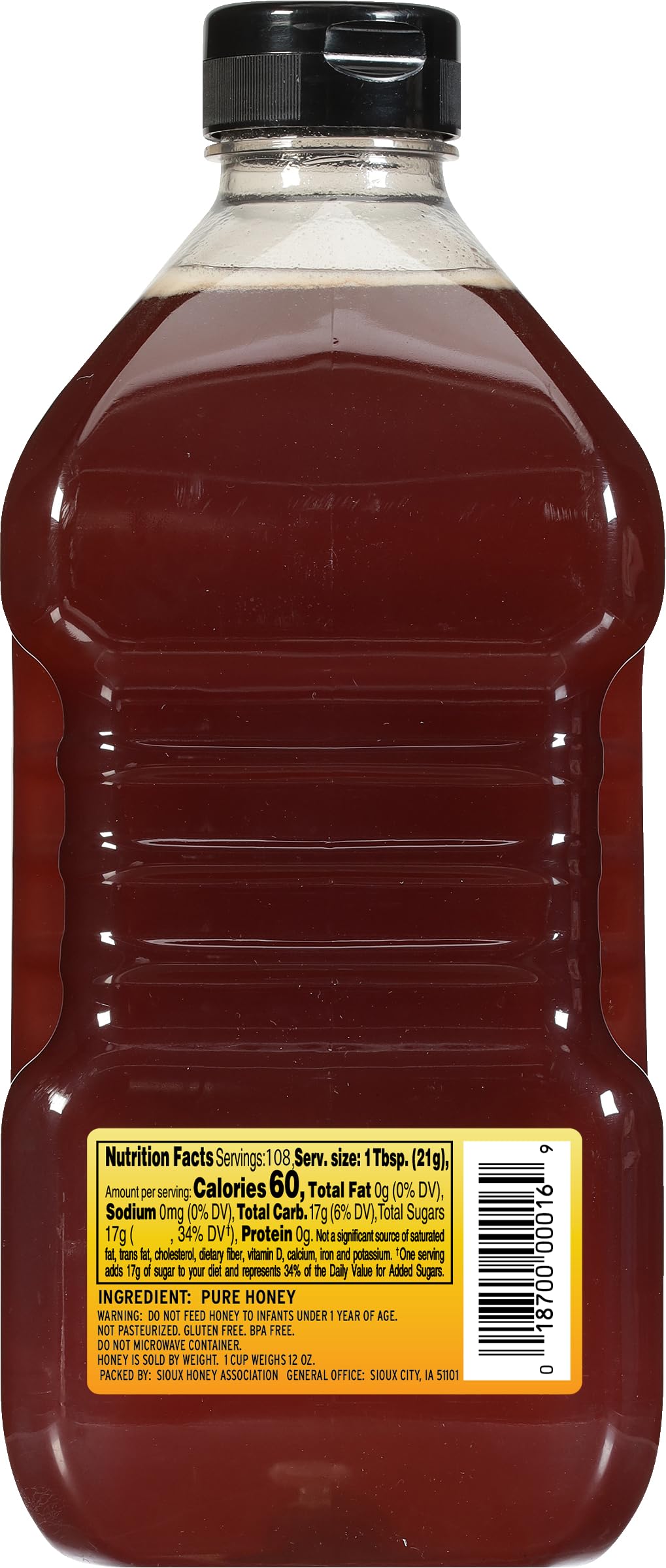 Sue Bee Honey, 5 Pound Container