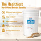 Grand Teton - 100% Organic Hard White Wheat Berries | Us-Grown Wheat Berries Bulk | Packaged In 6 Gallon Hdpe Pail For Long-Term