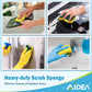 Aidea Heavy Duty Scrub Sponge-50 Count, Cleaning Sponge, Kitchen Dish Sponge, Effortless Cleaning Eco Scrub Pads For Dishes,Pots