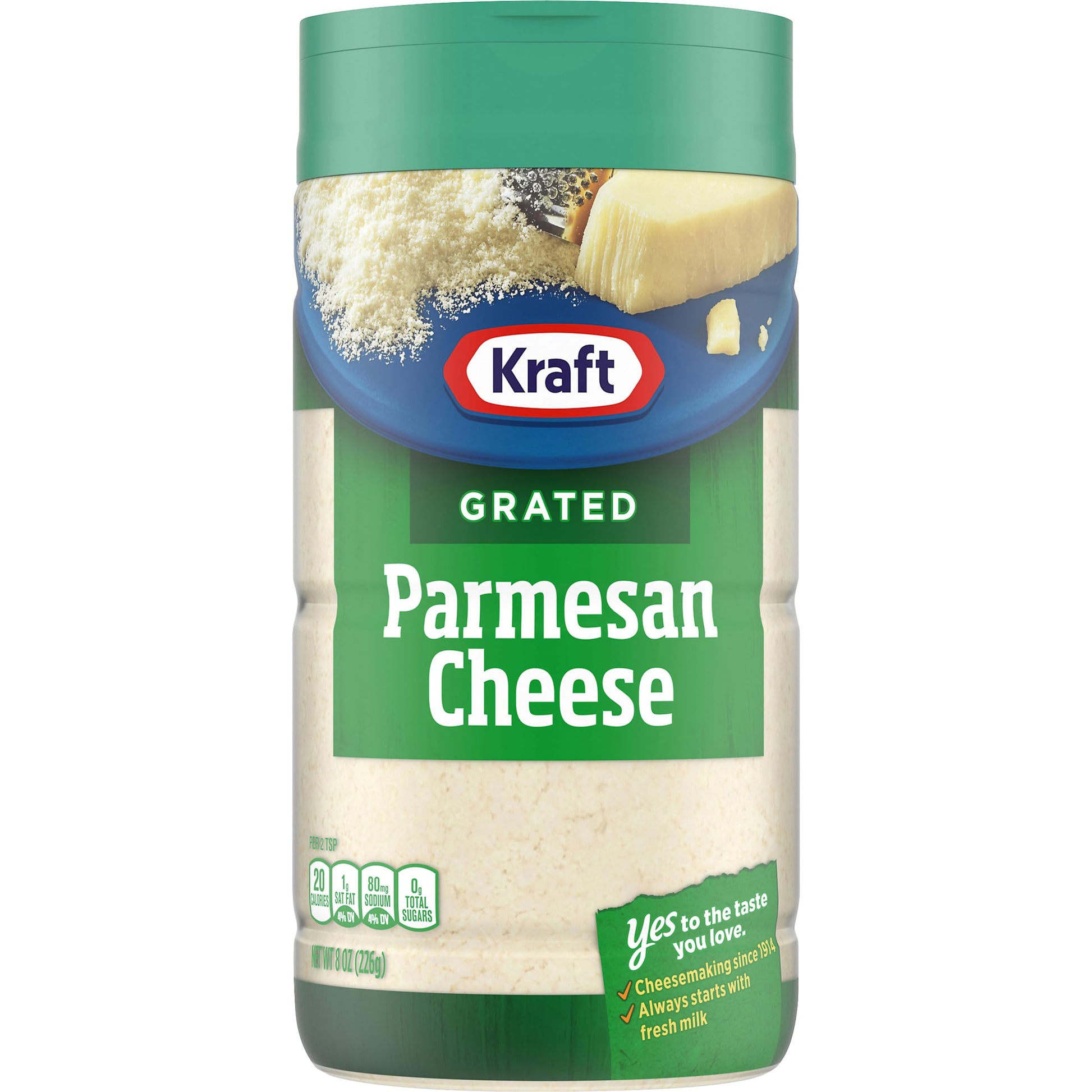 Kraft 100% Grated Parmesan Cheese Shaker (8 oz Bottle)