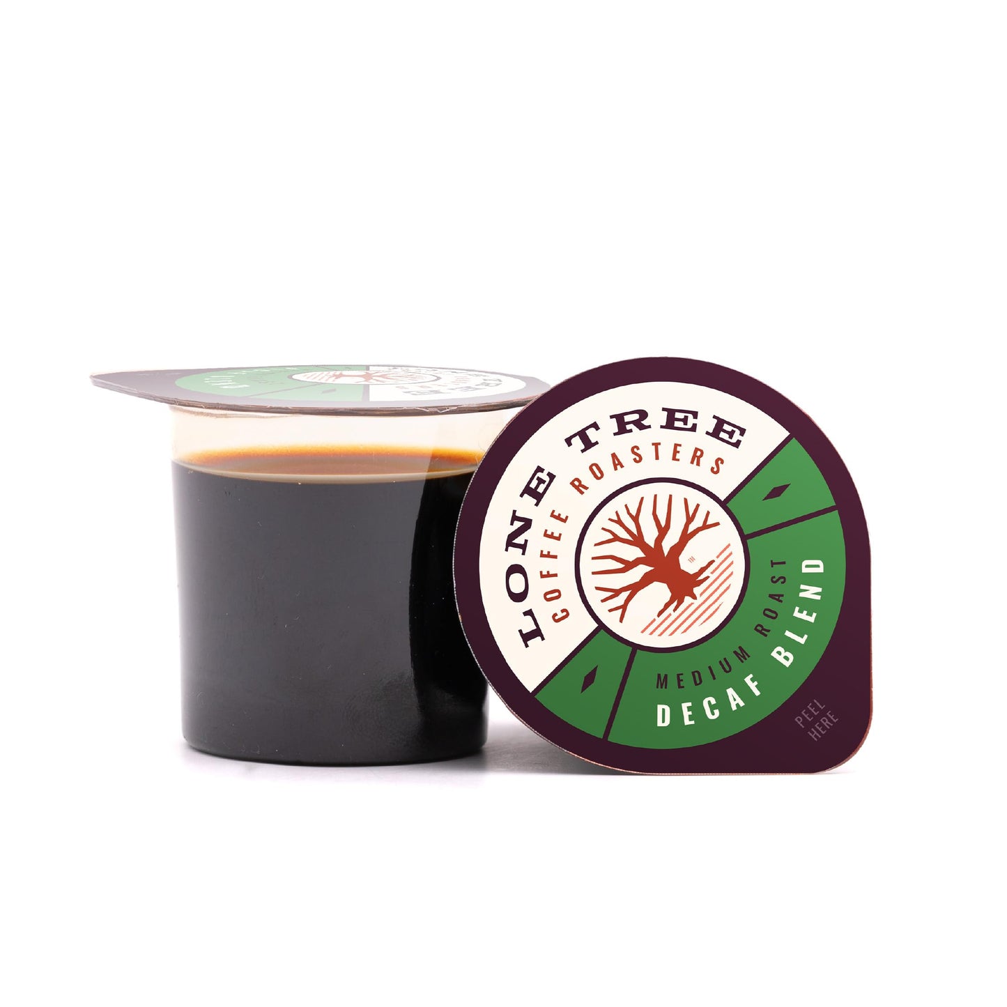 Lone Tree Coffee Concentrate Single Serve Liquid Pods By Java House, Peel And Pour (Pack Of 12, Decaf)