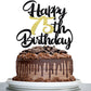 Klionjor 75Th Happy Birthday Cake Topper Happy Birthday Cake Decoration 75Th Birthday Party Decoration Gift Plugin