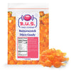 R.U.S. Candy Company Butterscotch Disc Candy - 5 Pound Bag - Classic Hard Candy Perfect for Parties and Gift Giving (5 Pound, Bu