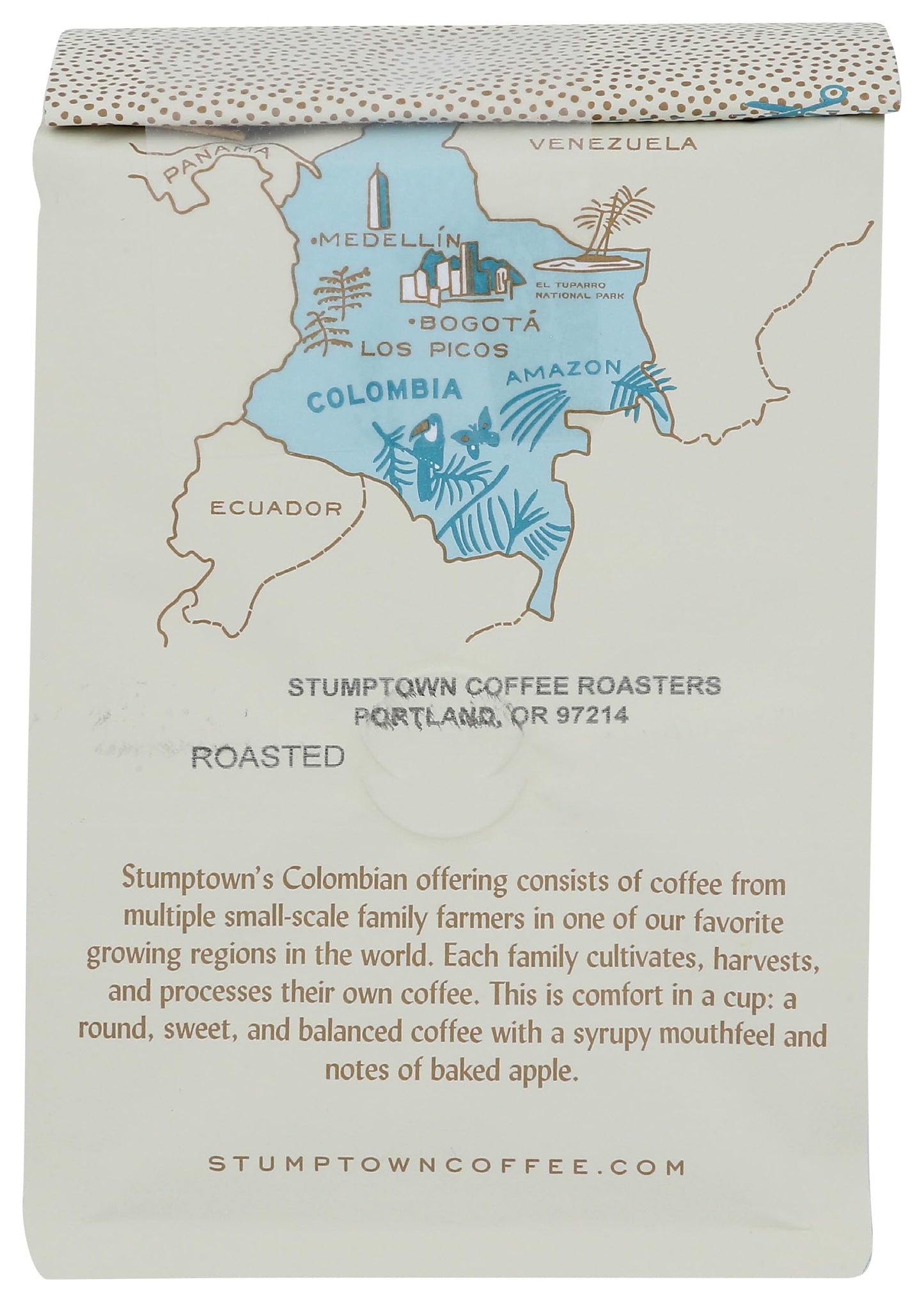 Stumptown Coffee Roasters Whole Beans  Colombia Los Picos  12 oz