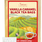 TeeLux Vanilla Caramel Black Tea Bags, Blended Black Tea with Vanilla Caramel, Robust & Smooth Taste, 100 Count