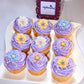 Keaziu 20 Pack Flower Cupcake Toppers Bridal Engagement Baby Shower Birthday Party Cupcake Picks Anniversary Party Decorations S
