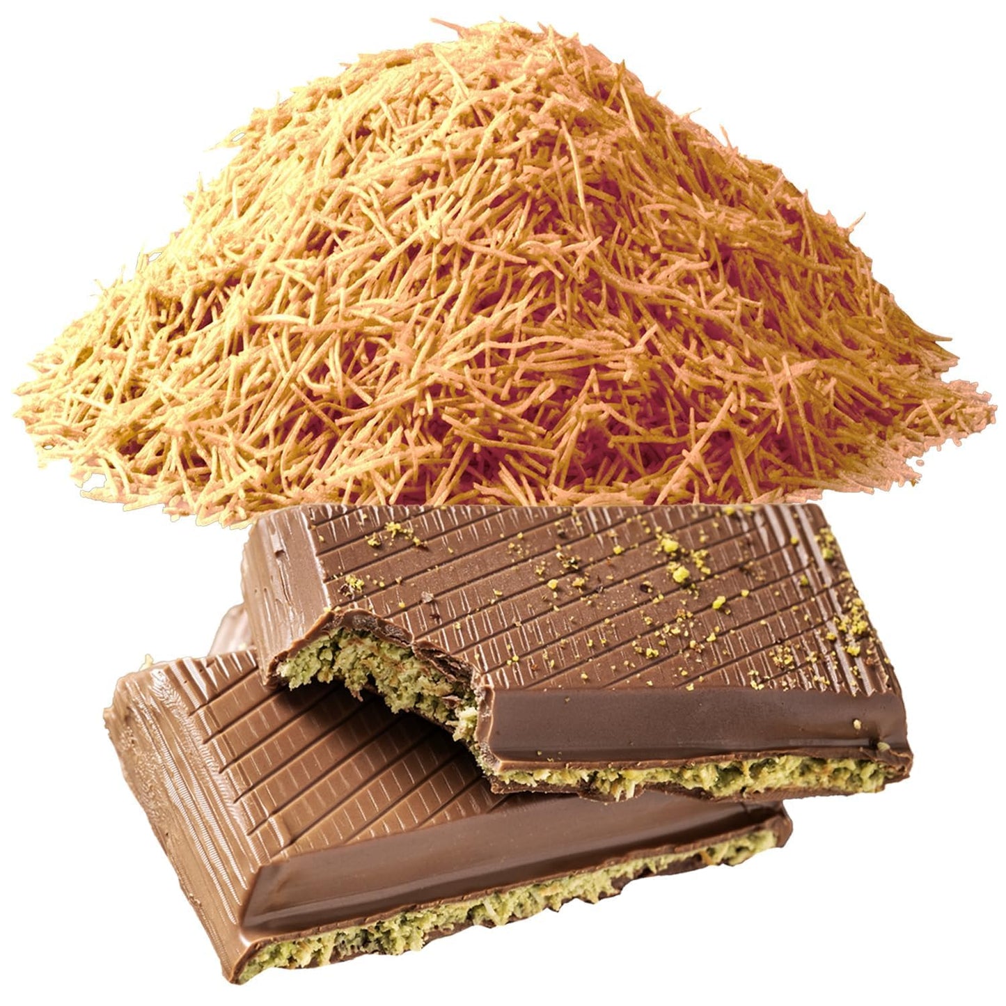200G/7 Oz, Cooked & Dried Chopped Kataifi For Dubai Chocolate | Ready-To-Use Shredded Fillo Dough (Kadayif/Kunafa) | Roasted Kat