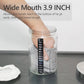 Sourdough Starter Kit -40oz Thick Glass Sourdough Starter Jar Sour Dough Container for Bread Baking Includes Guide Sourdough Container Perfect Sourdough Bread Baking Gift for Home Bakers (1-pack)