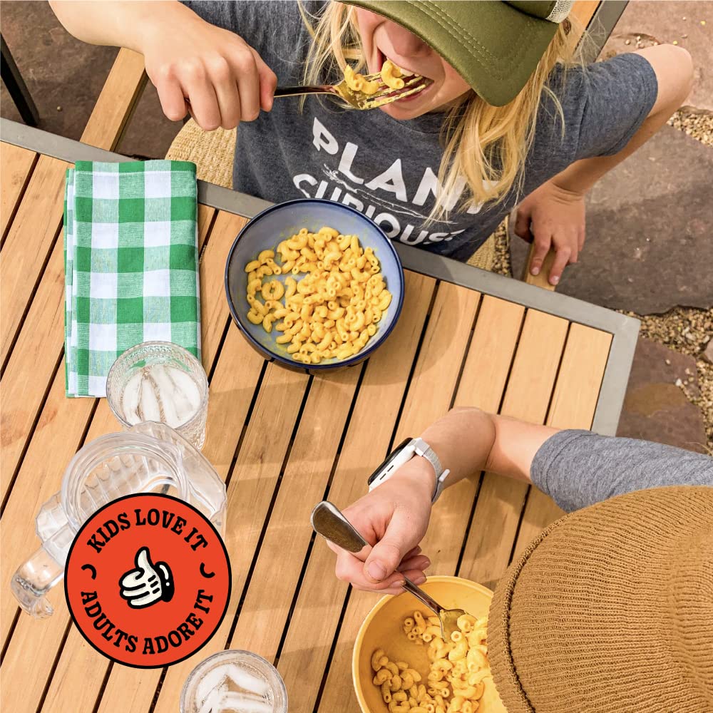 GrownAs Vegan Mac & Cheese Variety 4 Pack - 25g Protein, Dairy Free, Easy to Prepare, Non-GMO