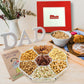 Simple Orchards Gourmet Nuts Gift Basket - 7 Sectional Platter - Red Box - Perfect for Mothers Day, Birthdays, Sympathy