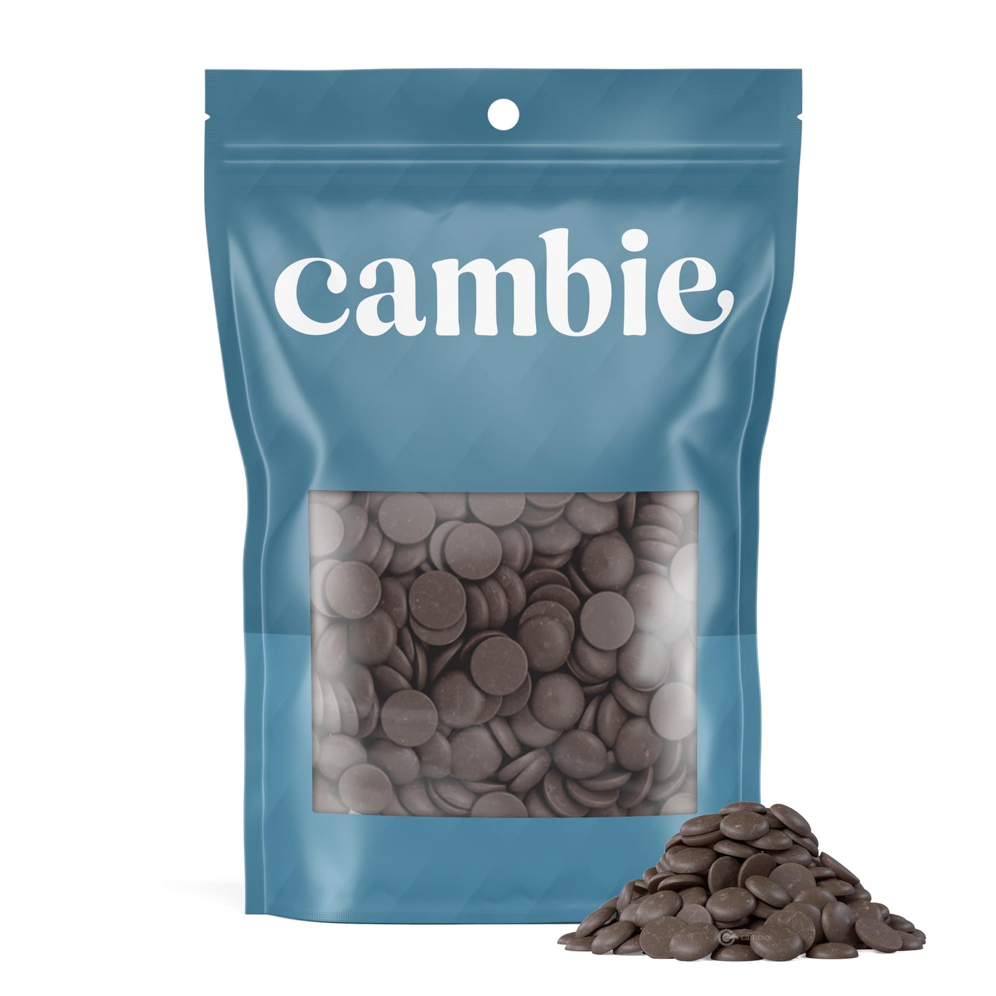 Merckens Dark Chocolate Melting Wafers by Cambie  5 Pounds of Dark Melting Chocolate  Candy Melts & Baking Chocolate  For Dipping  Covering  Desserts  Dubai Chocolate Bar & Baking  5 lb