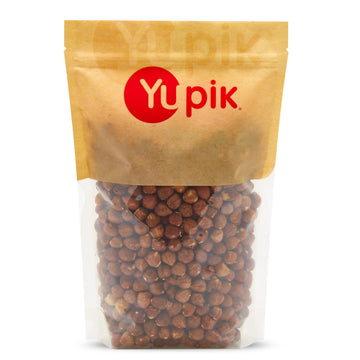 Yupik Raw Hazelnuts, 2.2 lb (35.2 oz), Pack of 6, Gluten-Free, Kosher, Filberts, Whole Nuts With Skin, Unsalted, Unroasted, Oil-