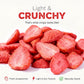 Freeze Dried Strawberries Slices for Yogurt, Smoothies, and Baking | Fruits Snack & Dessert Topping |Dry Strawberry Crisps, Yumm