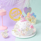 30 Pcs Mini Balls Cake Topper Diy Cake Insert Topper Acrylic Cake Topper Foam Cake Balls Artificial Dried Flowers For Wedding An