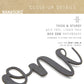 Nanasuko 1St Birthday Cake Topper - One - Double Sided Black Glitter - Premium Quality Made In Usa
