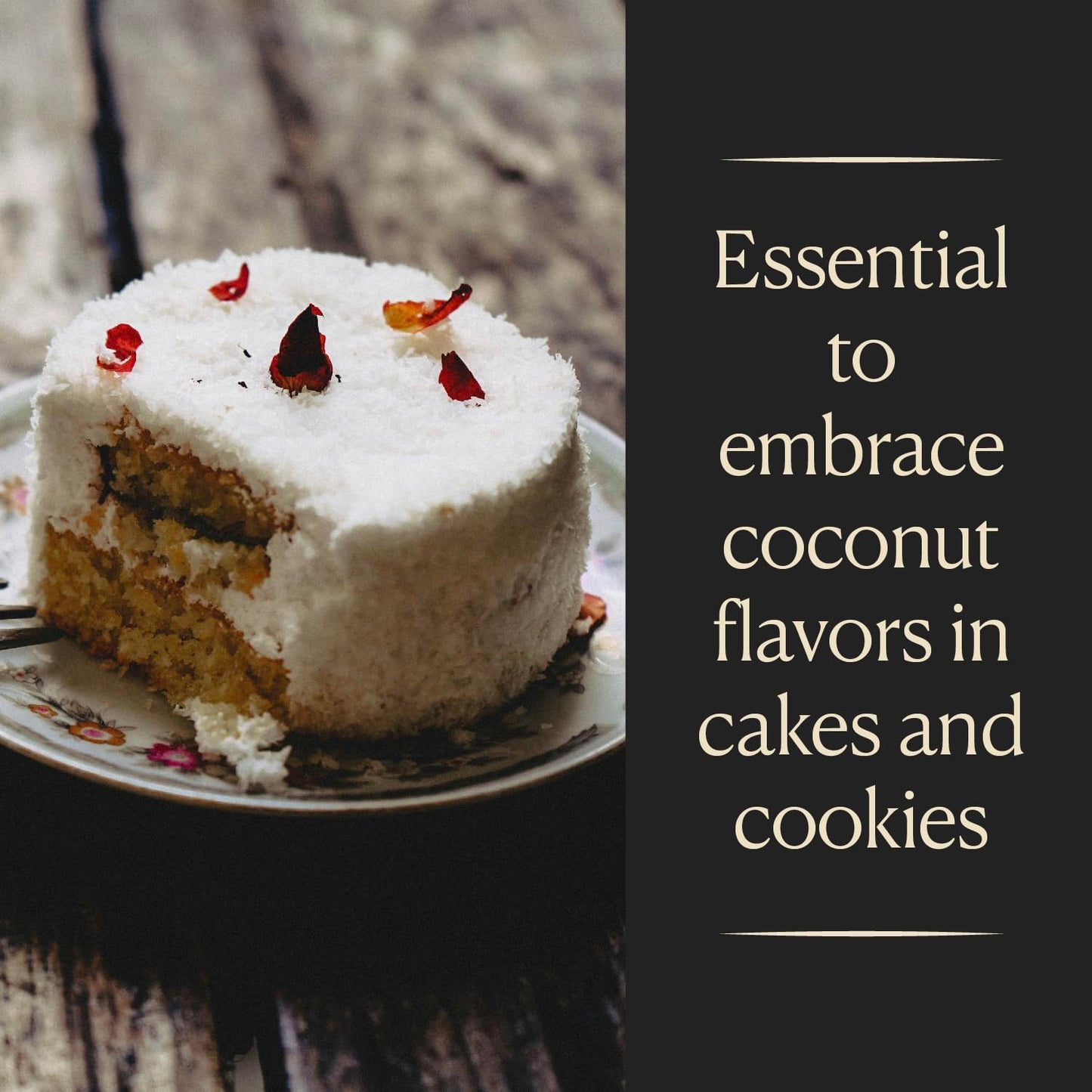 Cook'S, Coconut Flavoring For Cakes, Cookies, Pastries, Ice Creams, Smoothies, 16 Oz