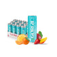 GORGIE Sugar Free Natural Energy Drinks, Sparkling Paradise Punch, 12 Pack, Vegan, 150mg Caffeine, Clear