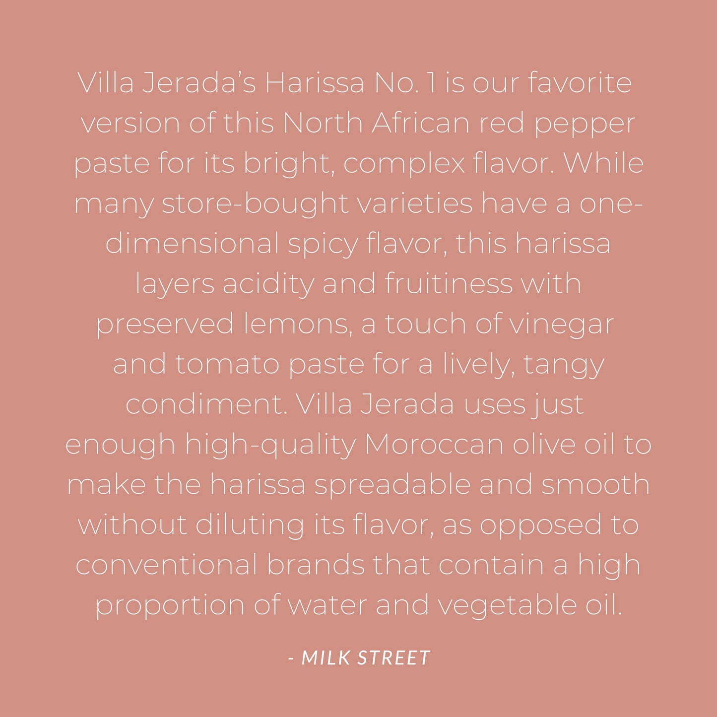 Villa Jerada, Harissa No. 1, 6 Oz, Fiery Moroccan Hot Sauce With Preserved Lemon, The Perfect Amount Of Savory, Tang, And Spice To Any Meal, Harissa - 1 Jar