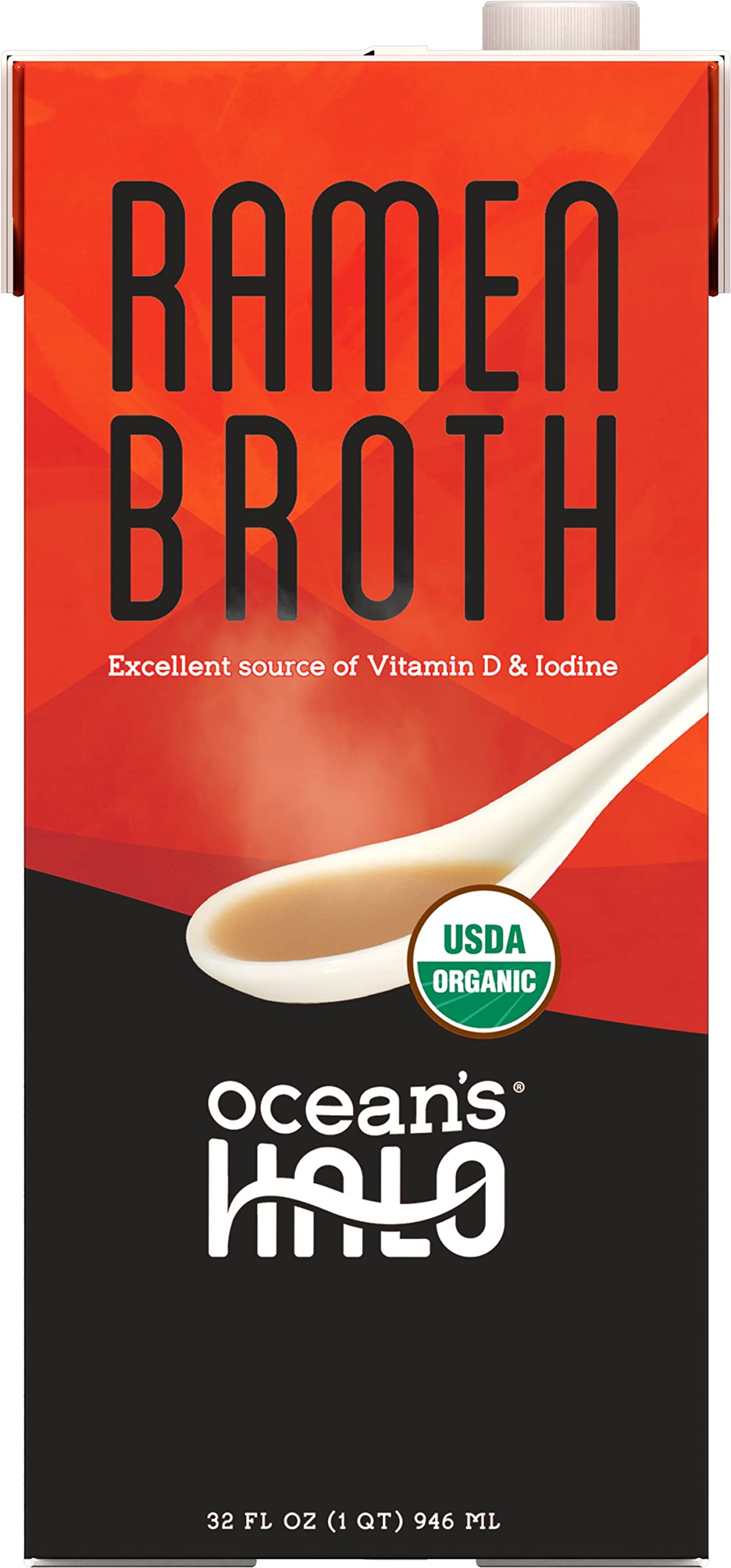 Ocean'S Halo, Organic And Vegan Ramen Broth, 32 Fl Oz