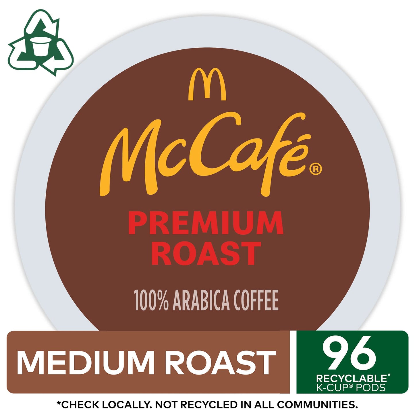 McCafe Premium Roast Single-Serve Pods, Classic, 24 Count (Pack of 4)