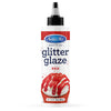 Satin Ice Red Glitter Glaze (10Oz Bottle) For Decorating Cakes, Cupcakes, Brownies, And Doughnuts
