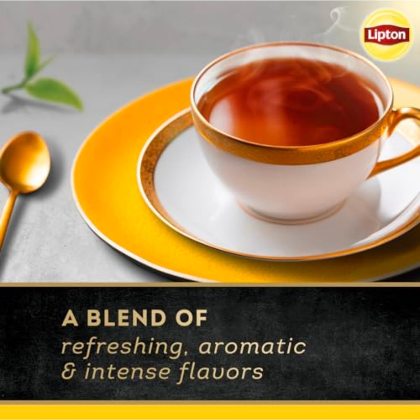 Lipton Black Tea English Breakfast, Pyramid Tea Bags, Flavored Teabags For A Refreshing Cup Of Tea, 80 Total Tea Bags (20Ct - Pa