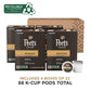 Peets Coffee Medium Roast K-Cup Pods, Single Origin Brazil, 88 Count (4 Boxes of 22 Pods)