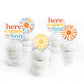 Big Dot of Happiness Cupcake Toppers, Multicolor Plastic, 3.5 inches, Set of 24 for Baby Shower