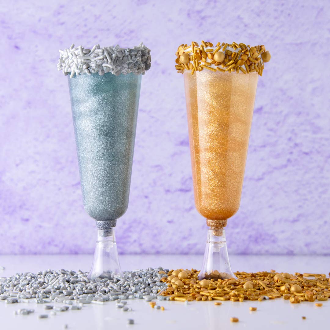 Sweets Indeed, Edible Glitter, Perfect for Drinks, Cocktails, Beverages & Cake Decorating, Dessert Cake Topper, Gift, 4 grams (S