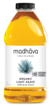 MADHAVA Organic Light Agave, 100% Pure Blue Nectar | Sugar Alternative | Vegan | Non GMO | Natural Liquid Sweetener, 46 Oz. (Pac