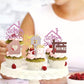 Rssta i Cupcake Toppers 30 Pack Glitter Housewarming Decorations 1.4 x 5 inches Multicolor Model XM082