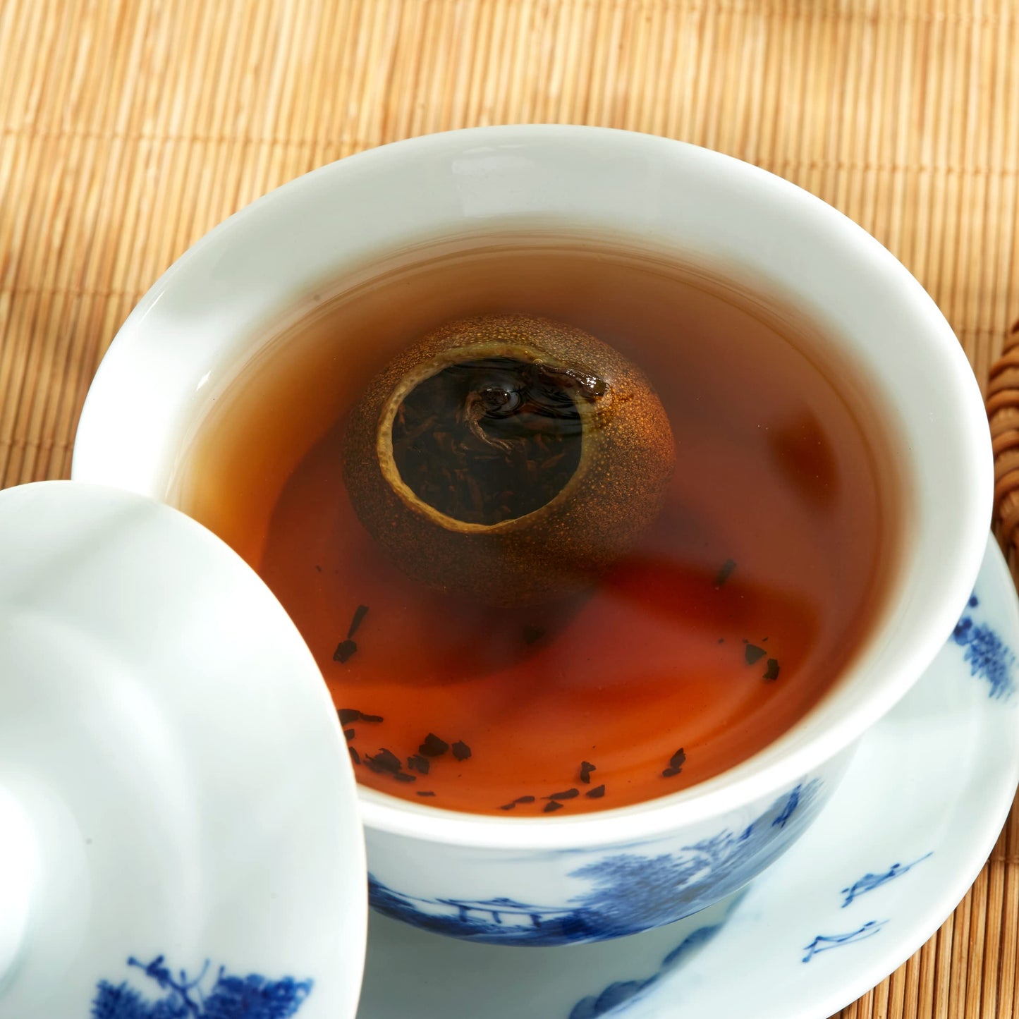 Chawuwarmsun [A] Mini-Citrus Ripe Pu Erh Tea, 10Oz(290G),Fragrant Citrus Aroma With Puer Smooth,Origin Of China 10Oz(290G)
