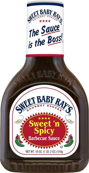 Sweet Baby Ray'S Variety 3 Pack Honey Barbecue Sauce Hickory & Brown Sugar Bbq Sauce Sweet 'N Spicy Bbq Sauce,18 Ounce, Pack Of