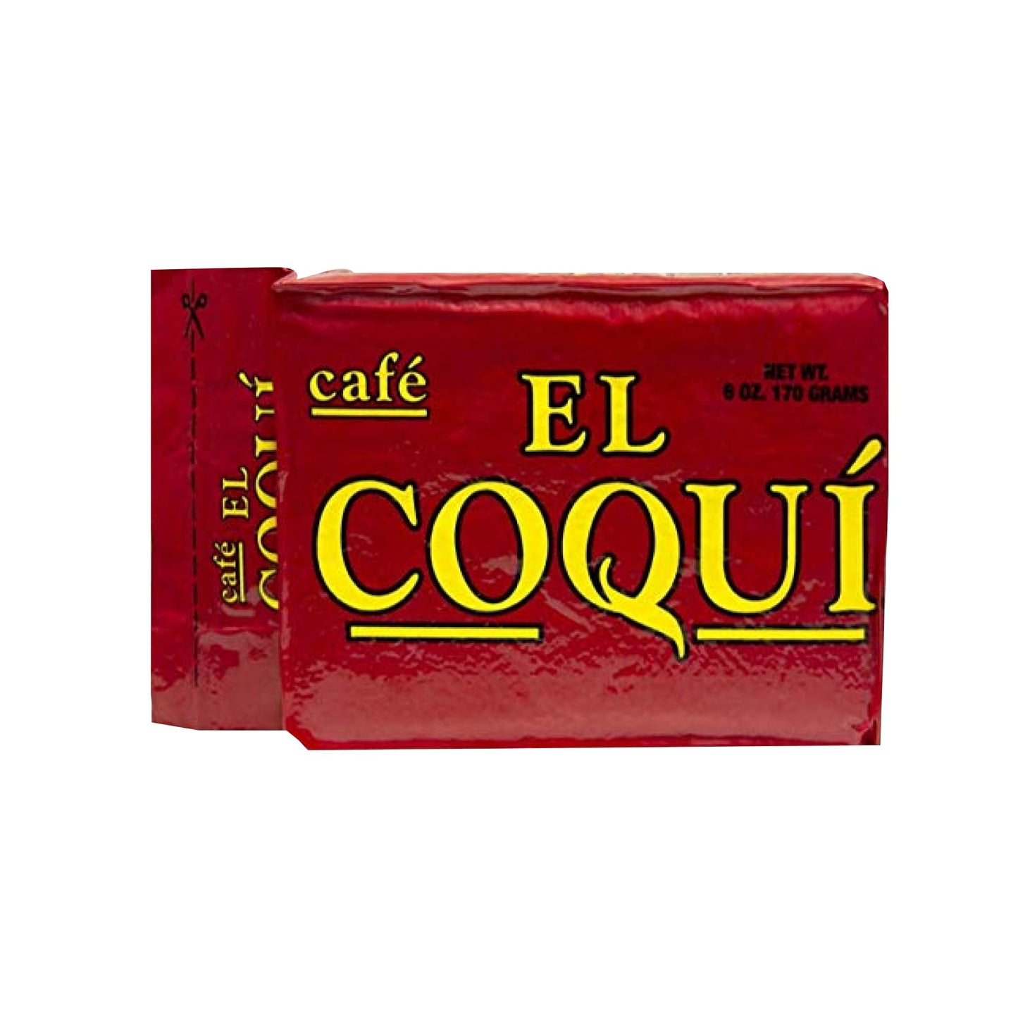 Cafe El Coqui Dark Roast Espresso Ground Coffee, 6 oz (Pack of 4), Authentic Puerto Rican Style, Vacuum Sealed
